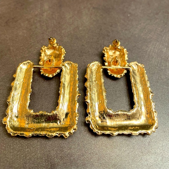 Gold earrings - Picture 2 of 4